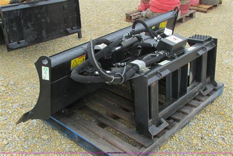 cat 6-way dozer blade for skid steer|hydraulic skid steer dozer blade.